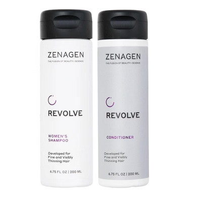 Zenagen Revolve Women Thickening Shampoo (6.75 oz) and Revolve Thickening Conditioner (6.75 oz) - DUO SET Kit | Target