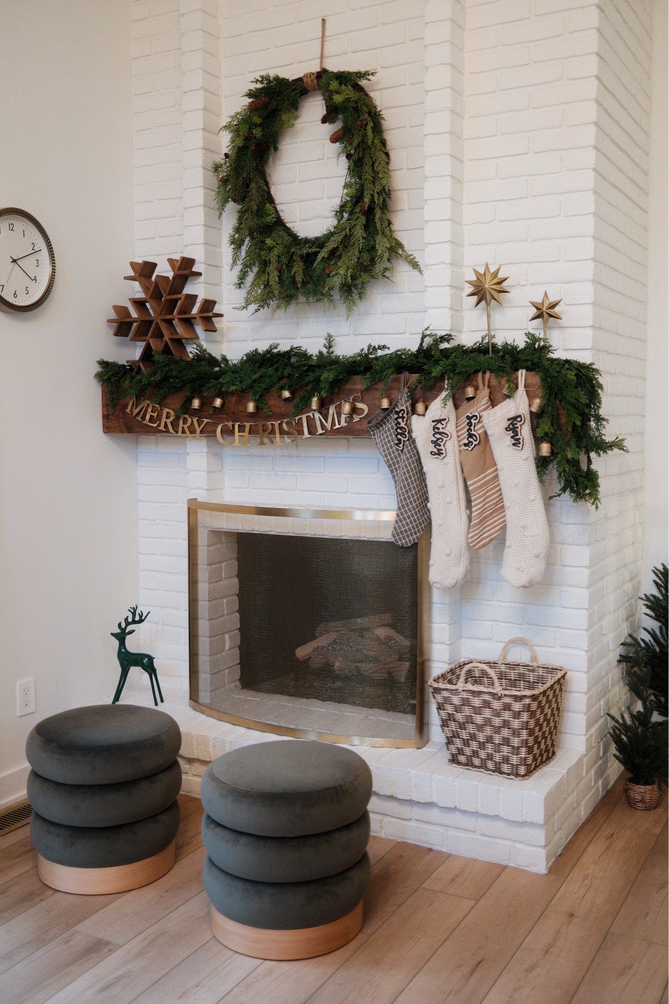 Love seeing our fireplace decorated for Christmas! 😍

#LTKHoliday #LTKFindsUnder100 #LTKHome