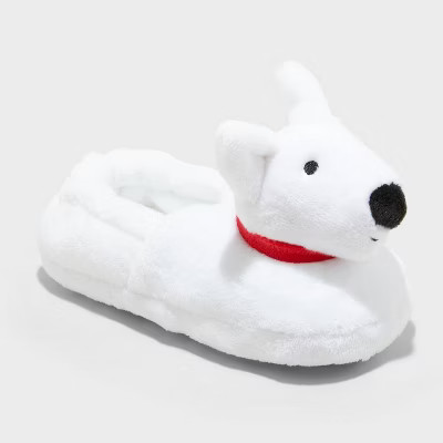 Toddler Bullseye Character Slippers - Wondershop™ White | Target