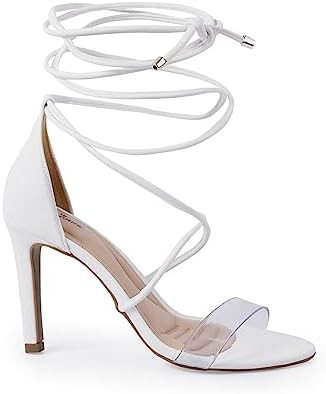 Sandália Modarpe Salto Alto Fino Vinil Confort Feminina F15 | Amazon (BR)