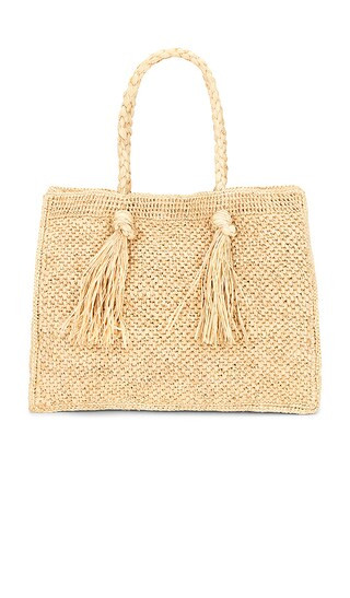 Lucas Large Tote in Natural | Revolve Clothing (Global)
