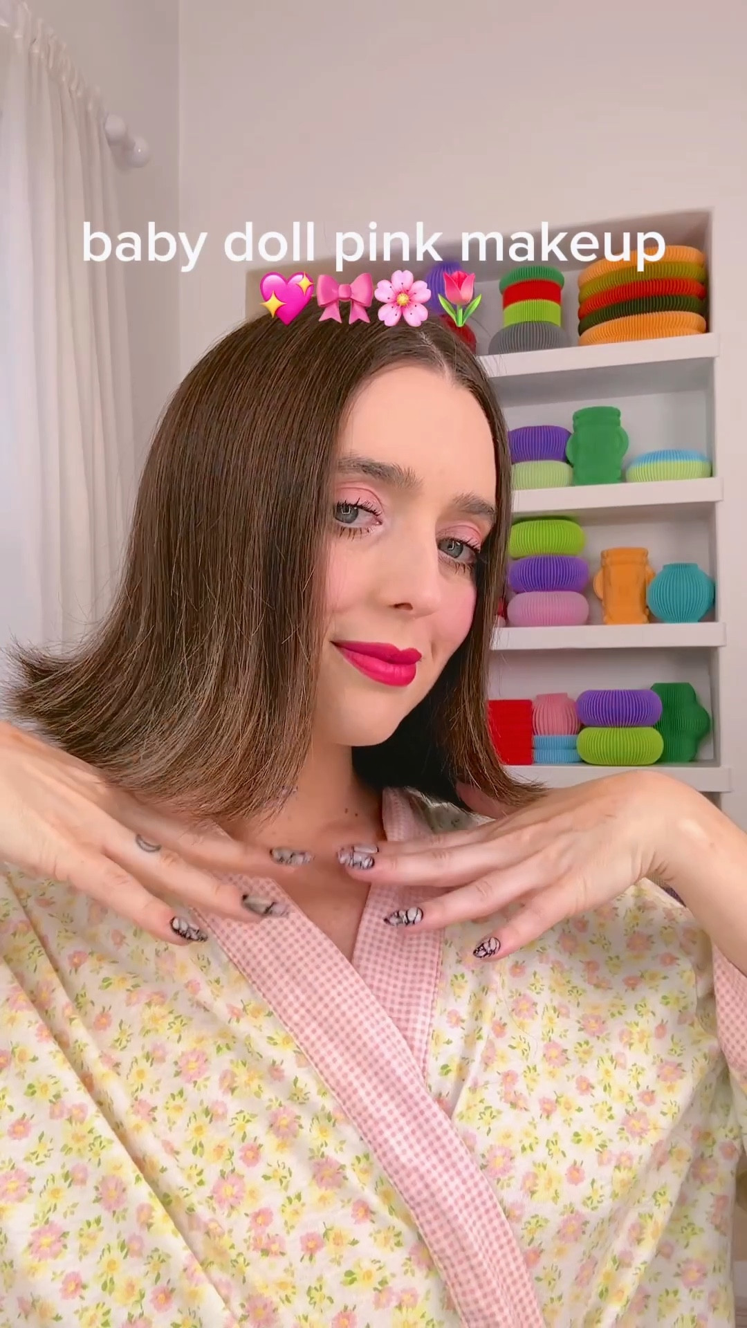 baby doll pink makeup 💖🎀🌸 

One size foundation, shade light 20(N)
Fenty beauty match stick shade Amber 01
Colourpop pressed powder blush shade hot 2touch 
Fenty beauty cheeks shade wattabrat 08
Gucci glow highlighter shade frosted lilac 02 
Rare beauty matte lip cream shade ascend 


#LTKBeauty #LTKFindsUnder100 #LTKSaleAlert