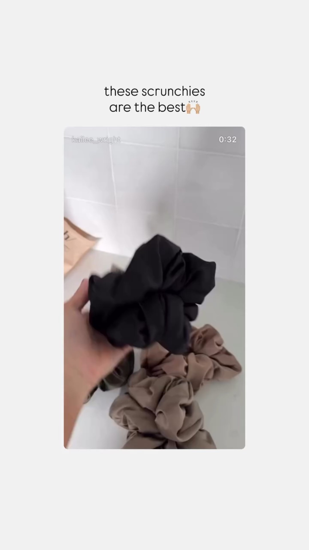 these scrunchies are the best🙌🏼