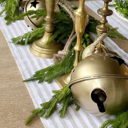 I’m loving these large bells for my holiday decor this year. 
Comes in a set of 3 sizes. 
They look more shiny in the product listing, but this photo is the true color. 

Christmas decor, holiday decor, Christmas bells, gold bells

#LTKSeasonal #LTKunder50 #LTKhome