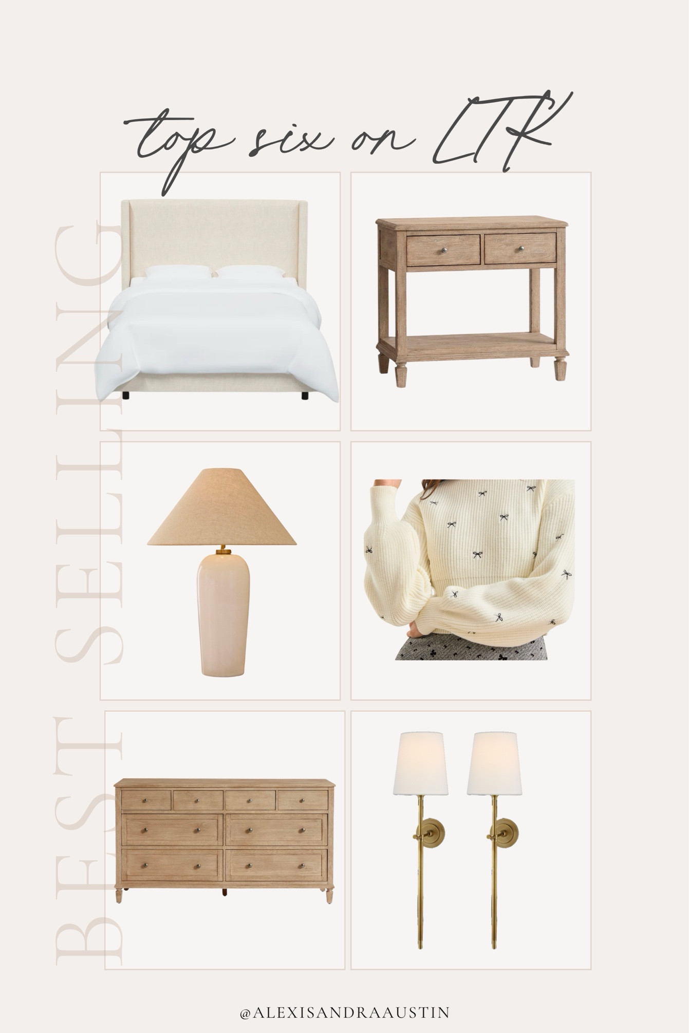 Hanson Upholstered Wingback Bed curated on LTK
