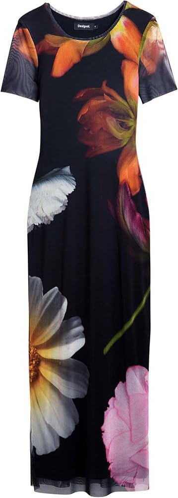 Desigual Women's Tulle Flower Dress | Amazon (US)