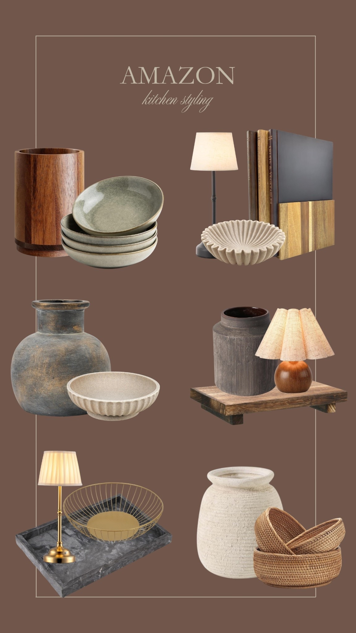 Amazon home, Amazon kitchen styling! Loving these counter top curated corners 🤎

#LTKHome #LTKSaleAlert