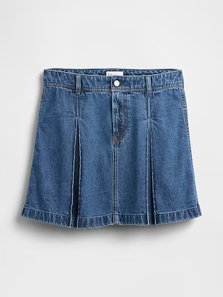 Gap × Sandy Liang Pleated Denim Mini Skirt | Gap (US)