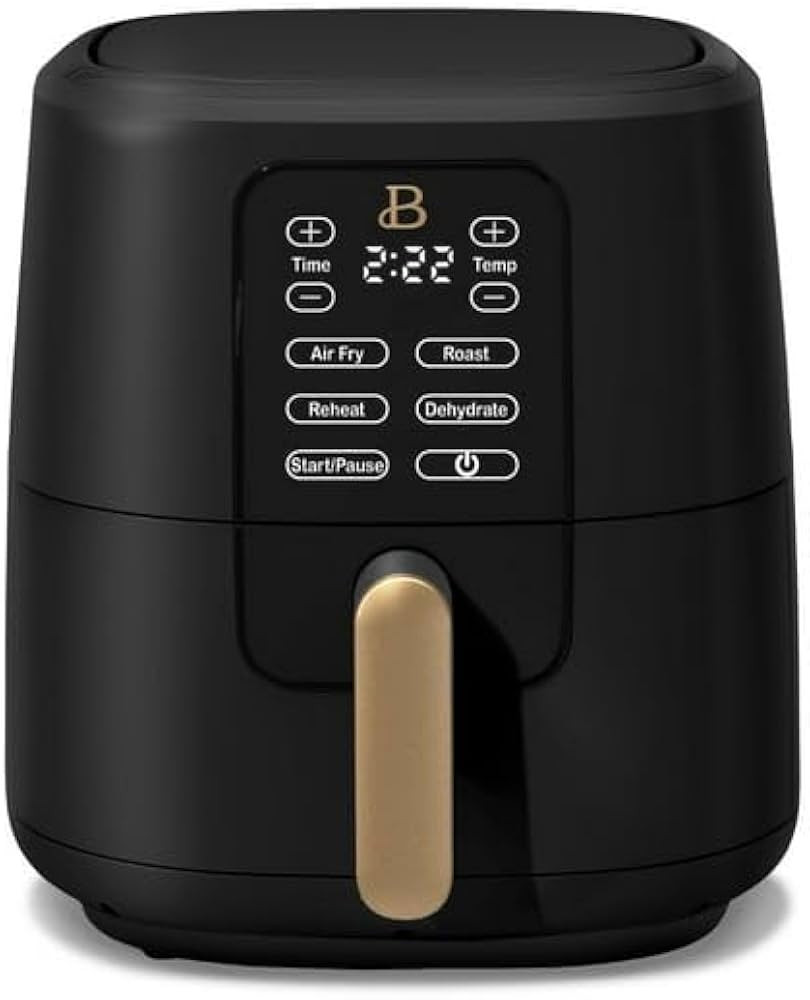 6 Qt Air Fryer With Turbocrisp Technology And Touch-Activated Display, Black By Drew Barrymore, A... | Amazon (US)