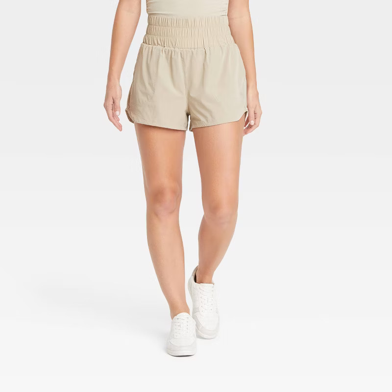Women's High-Rise Woven Shorts 3" - JoyLab™ | Target