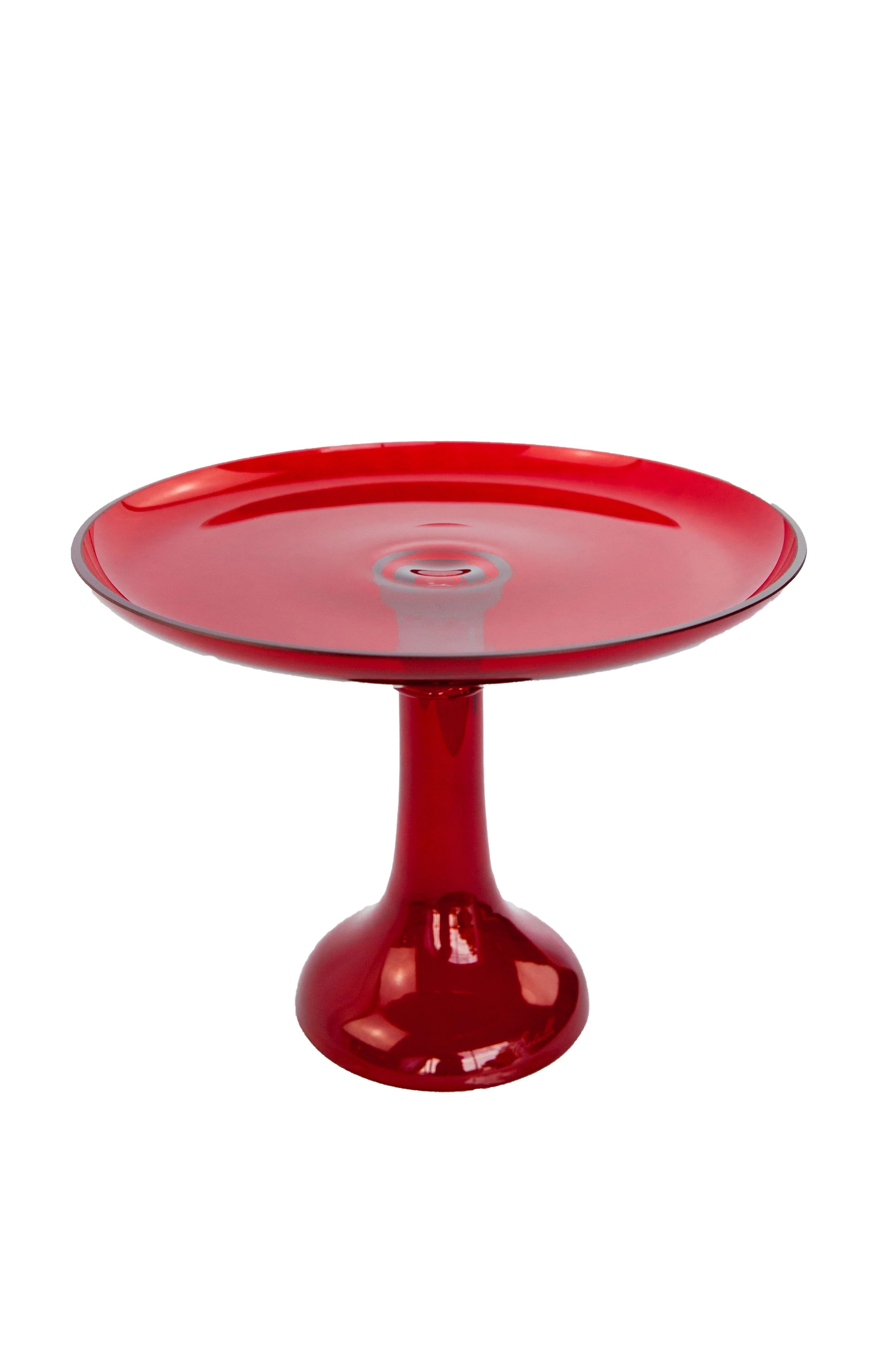 Colored Glass Cake Stand | Ashley Stark Home