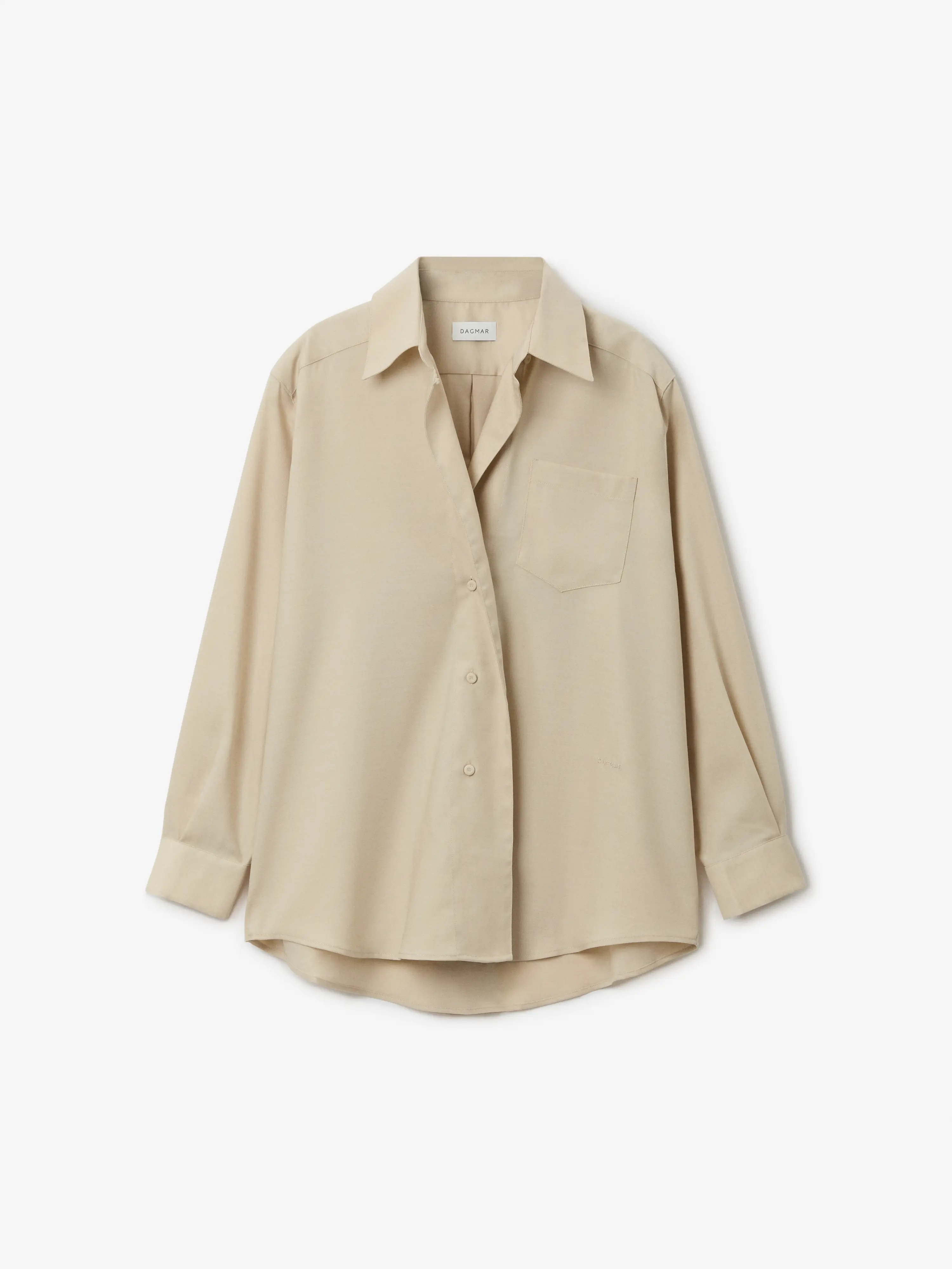 Asymmetric shirt | House of Dagmar