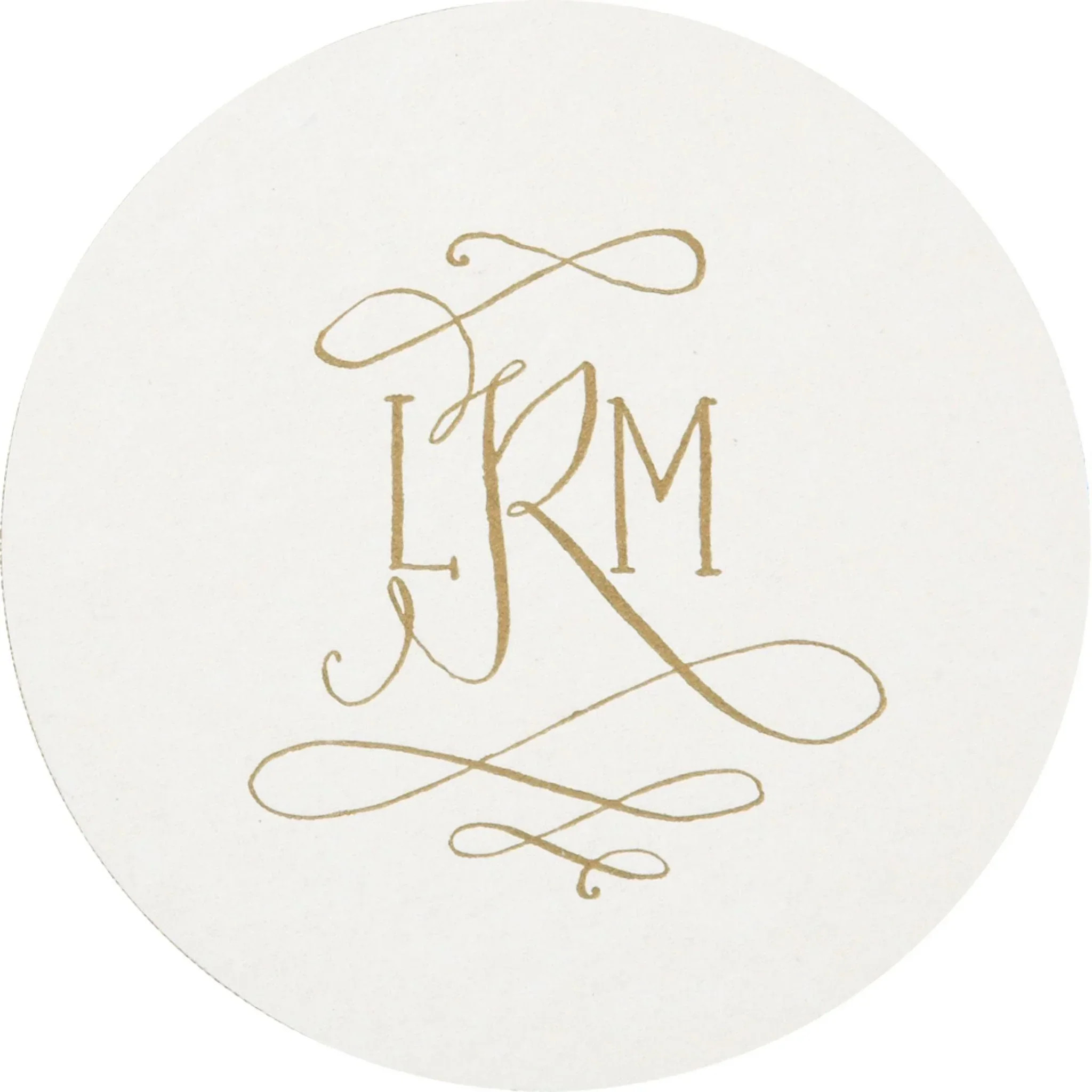 Personalized Letterpressed Coasters | The Well Appointed House, LLC