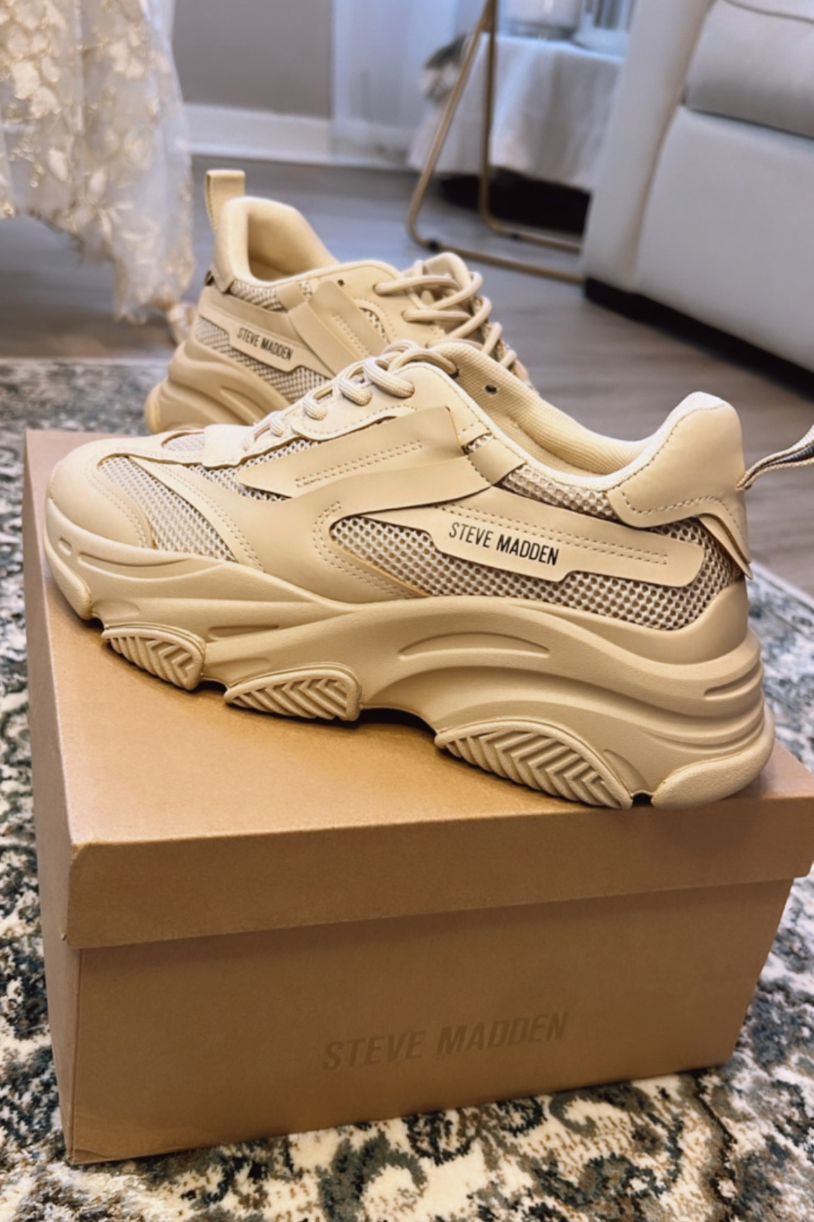 Looking for the perfect neutral sneakers?! Search no more! These Steve Madden sneakers check all the boxes!✨🤍

#LTKshoecrush #LTKFind #LTKunder100