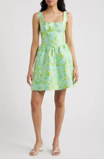 Spring Garden Fit & Flare Minidress | Nordstrom