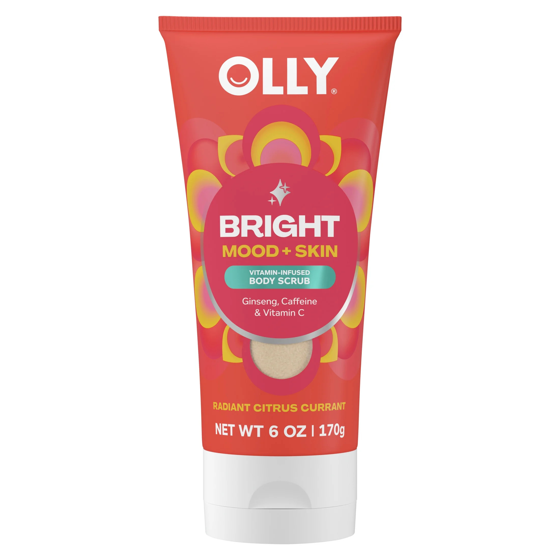 OLLY Bright Body Scrub Exfoliates & Repairs Skin Barrier Citrus Currant, 6 oz | Walmart (US)