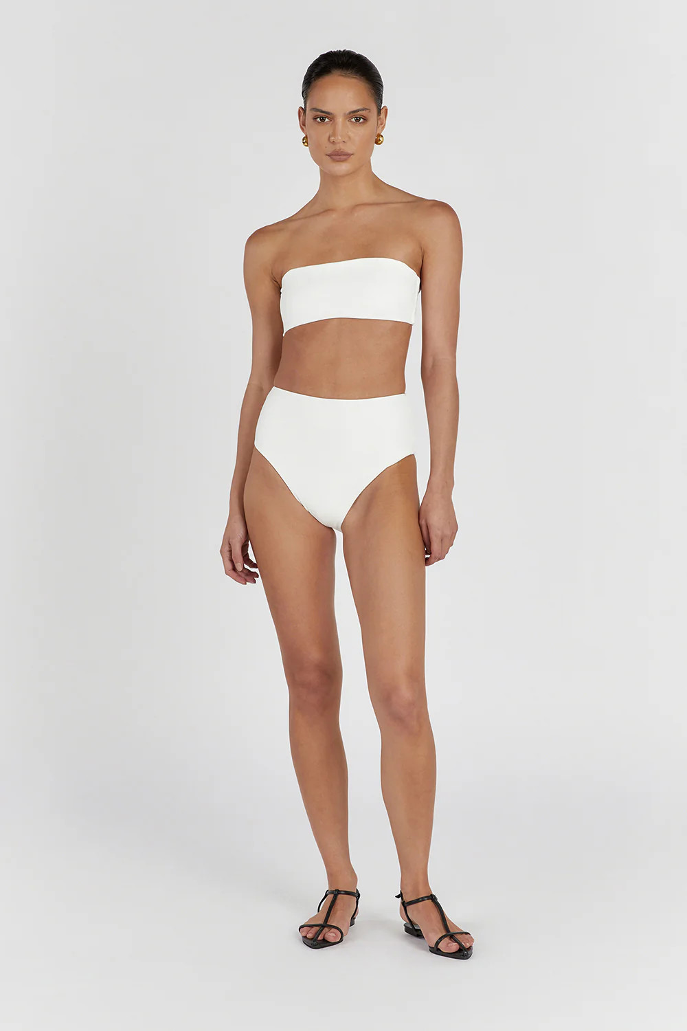 CALLIE OFF WHITE HIGH WAISTED BRIEF | DISSH