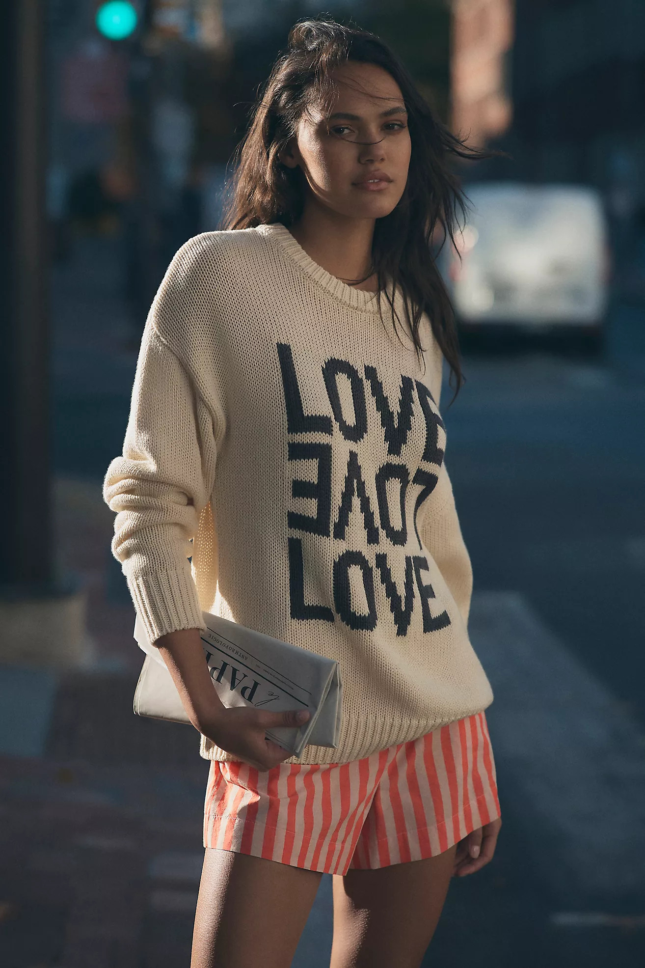 Spiritual Gangster Love Mantra Pullover Sweater | Anthropologie (US)