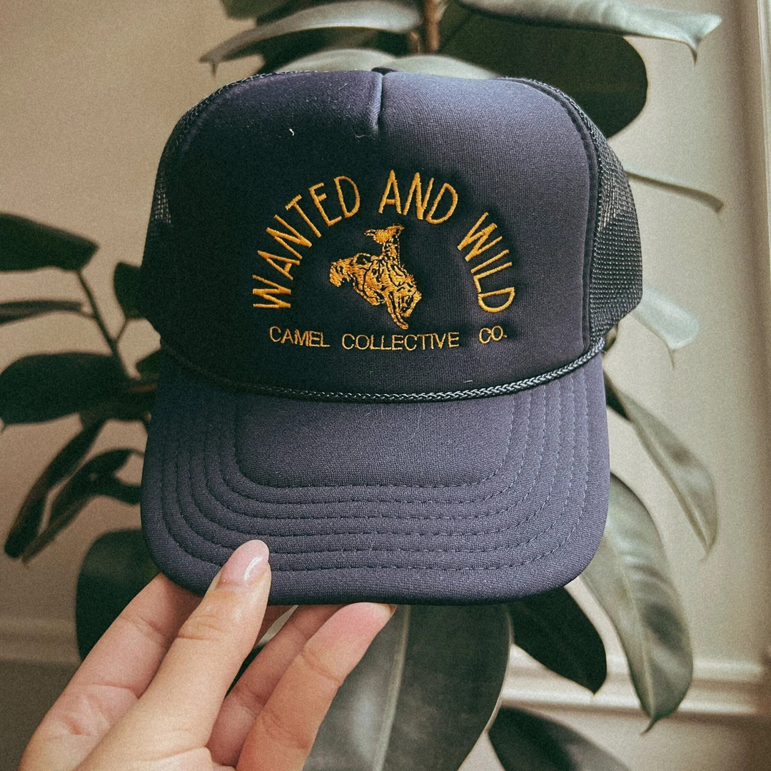 Wanted and Wild Embroidered Trucker Hat - Coastal Cowgirl, Country Concert Outfit | Etsy (US)