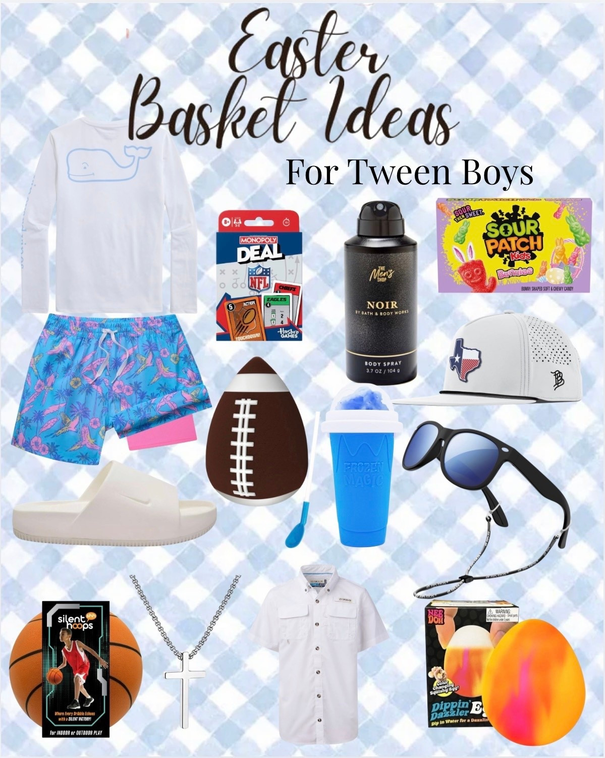 Tween boy Easter basket = the hardest one… so I did it for you 🐣🙌

I rounded up all the things they’ll actually think are cool—
🎮 gadgets
🧢 sporty finds
🍬 treats
🎯 fun extras

No more guessing ✔️ everything linked and easy

Save this & comment “TWEEN” and I’ll send you everything!

#LTKOver40 #LTKKids #LTKSeasonal