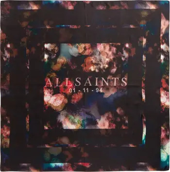 AllSaints Bianca Silk Square Scarf | Nordstrom | Nordstrom