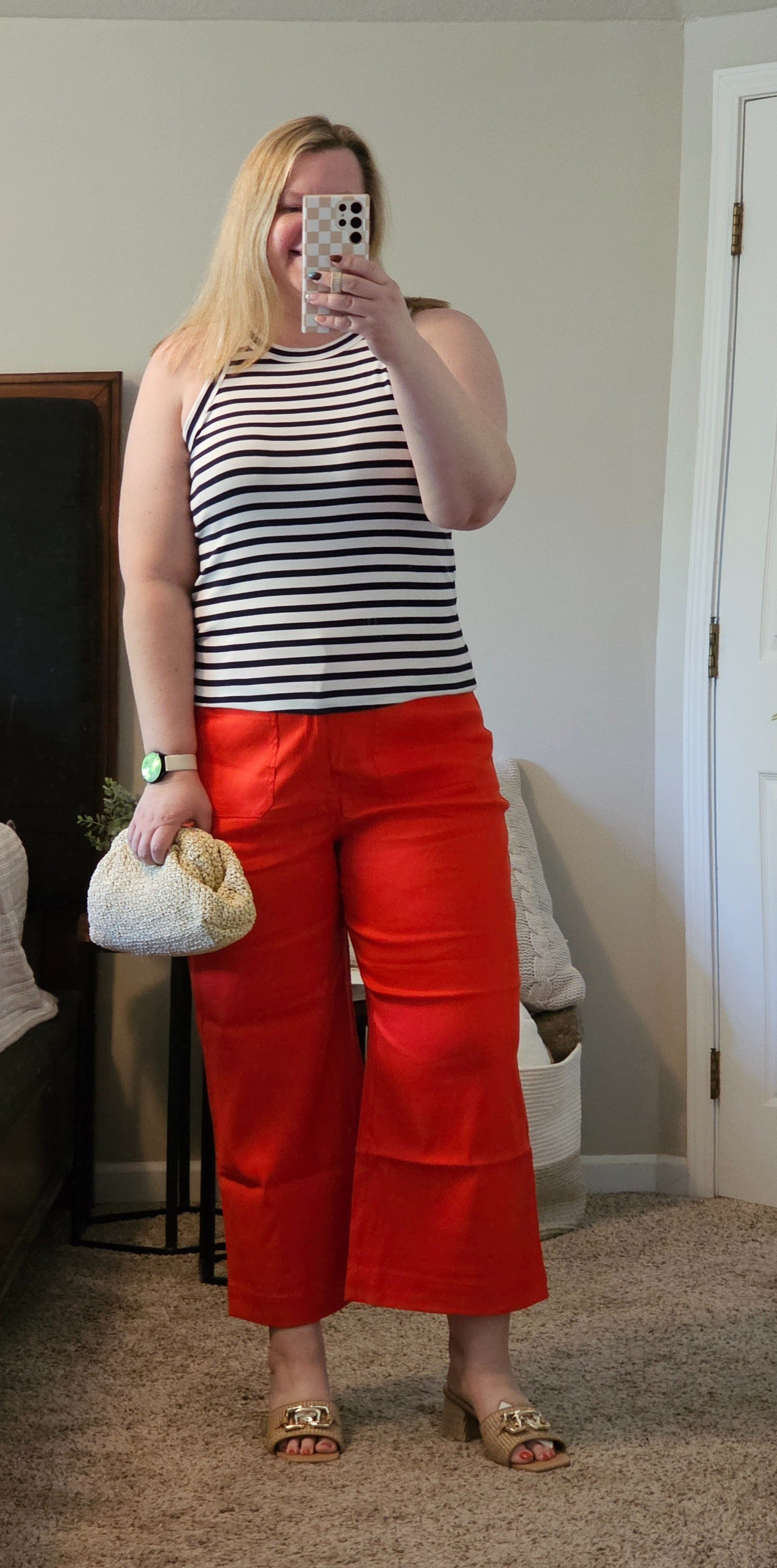 A perfect nautical classic summer look.  Wearing an XL in the top and size 18 in pants. #americana patriotic #redwhiteandblue

#LTKSaleAlert #LTKMidsize #LTKFindsUnder100