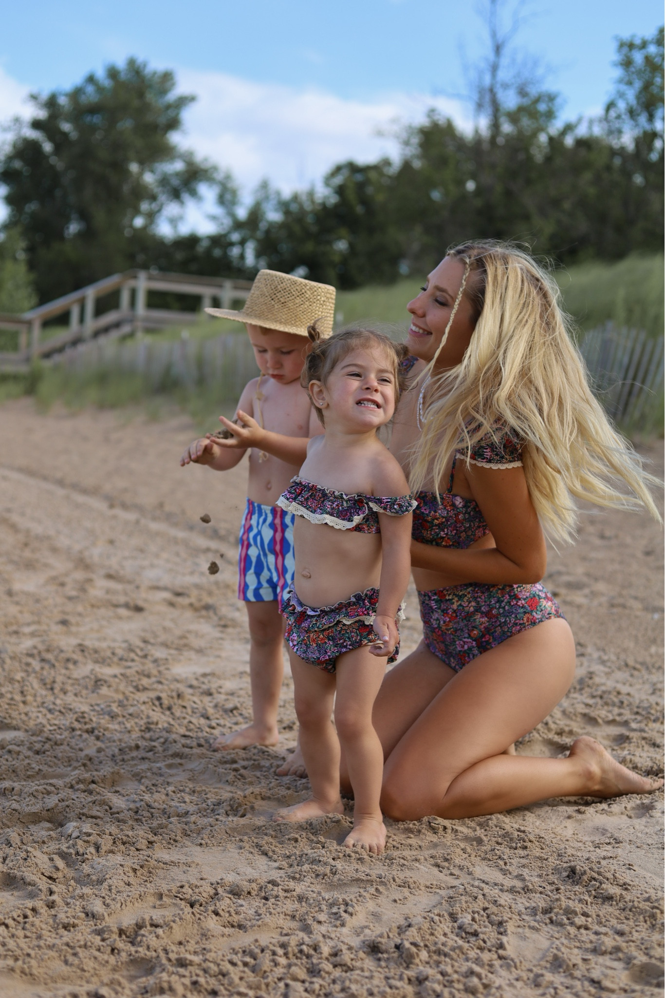 Sun, sand and matching bikinis!

#LTKkids #LTKswim #LTKFind