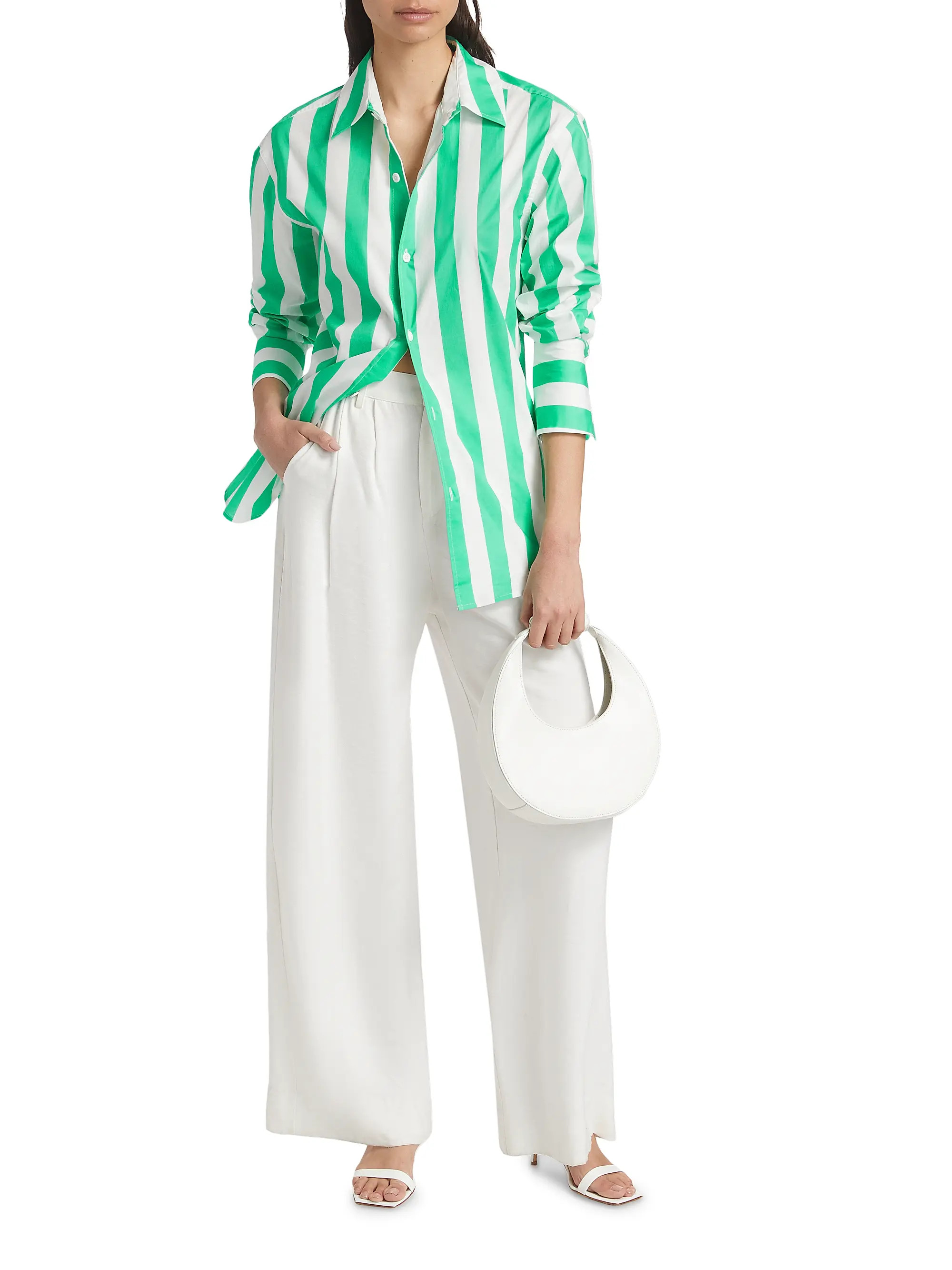 Cabana Stripe Cotton Shirt | Saks Fifth Avenue