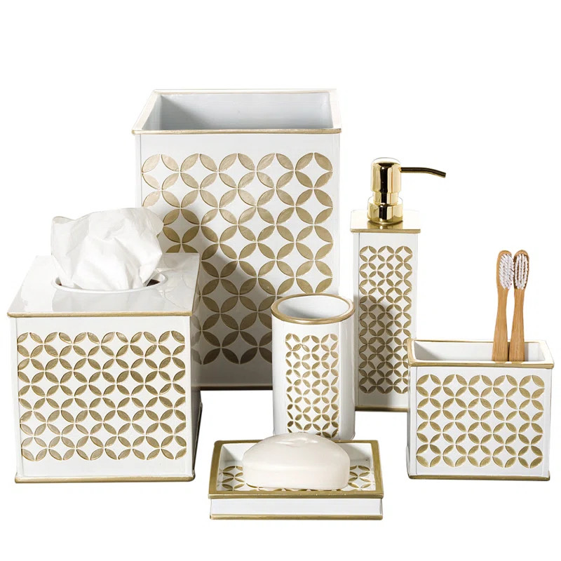 Latham 6-Piece Bathroom Accessory Set | Wayfair North America