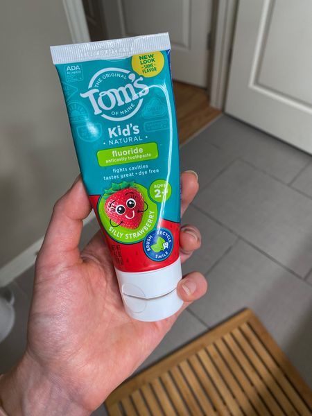 Tom’s Strawberry toothpaste I use 

#LTKfindsunder50 #LTKkids #LTKbeauty