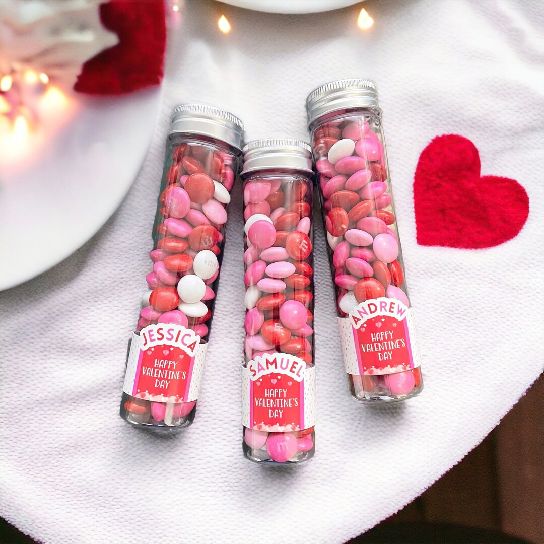 Personalized Valentine Favors for Kids Student Gifts Classroom Party Favors Personalized Chocolat... | Etsy (US)