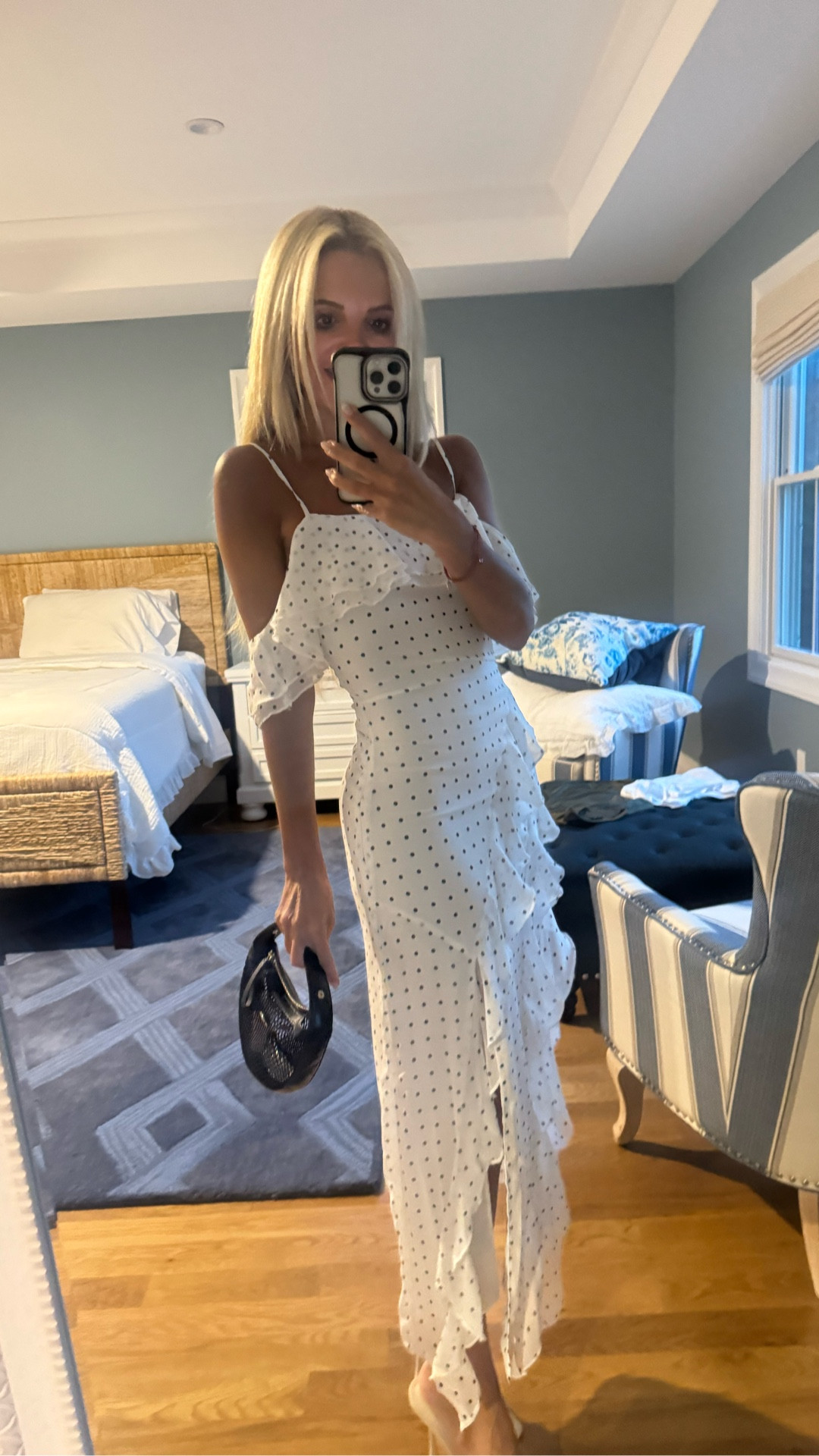 Polka dots are the way to my heart.    Obsessed with this flowy dress that fits just right.    Wearing an xxs.  


#LTKWedding #LTKFindsUnder50 #LTKFindsUnder100