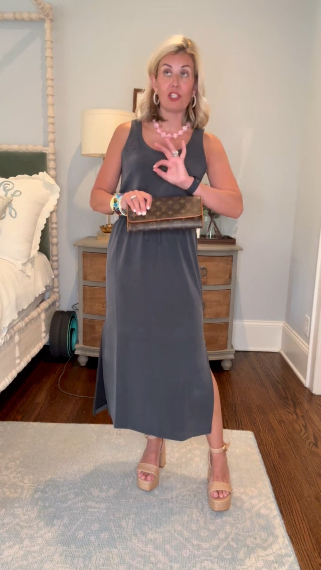 25% off full priced Air Essentials through 8/30 with code AE25. 

The Spanx Air Essentials is so good and I’m already dreaming of all the ways I’m going to style this drawstring maxi! I’m in an xs so definitely size down if between sizes. 

Sizing:
Tie-Waist Maxi Dress - small
Boatneck Tank - xs
Drawstring Maxi Dress - xs
Button Down - xs
Shorts - small
Wide Leg Pant - small petite

#LTKdayinmylife #LTKOver40 #LTKmomlife