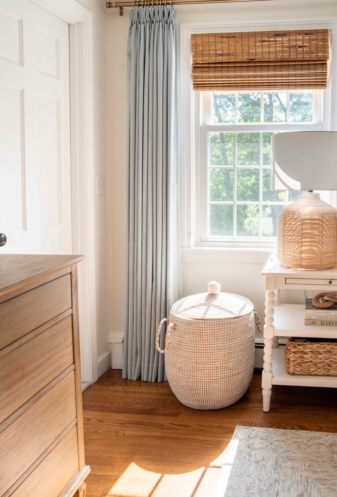 My favorite way to hide extra blankets or pillows is with pretty baskets! This one from Serena & Lily is on sale and I’ve linked some more of my favorites!

#LTKSaleAlert #LTKHome