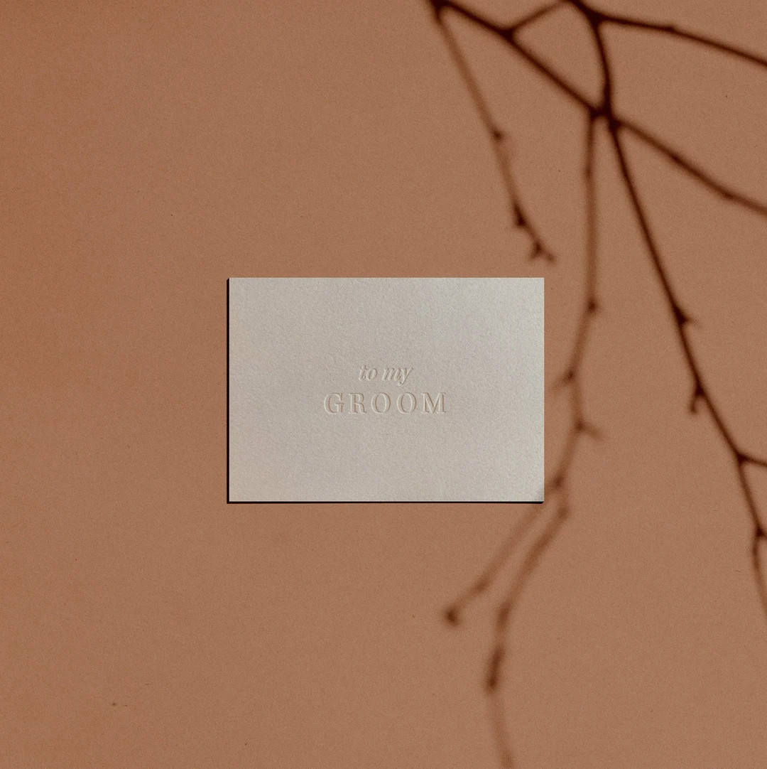 to my GROOM Card | Minimal | Simple | Classy | Modern | Etsy (US)