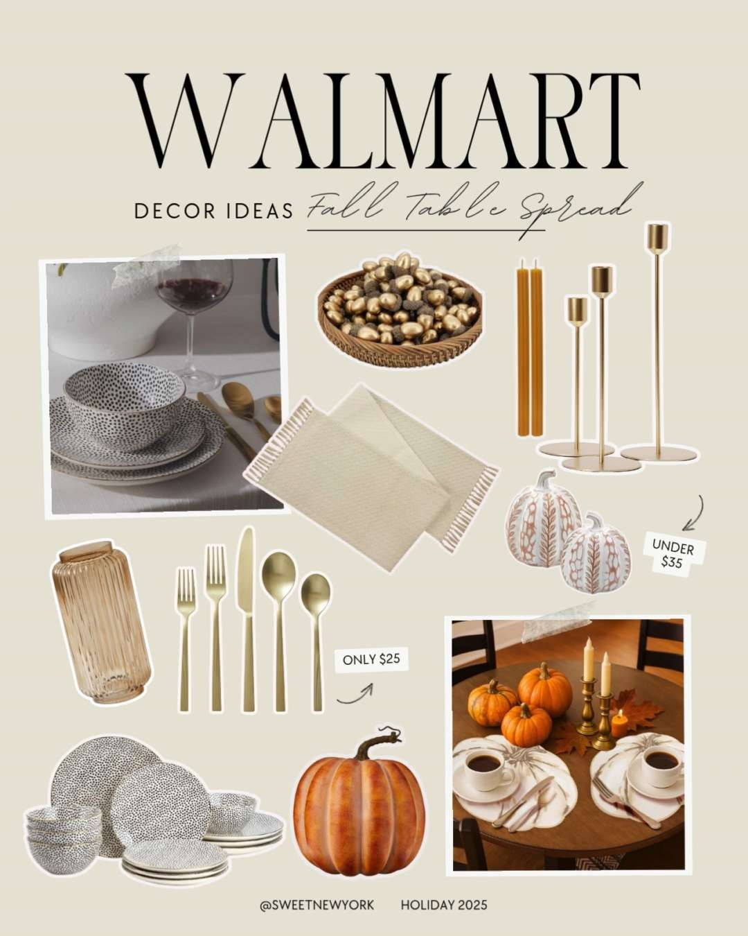 Walmart Finds! Fall table decor ideas! Would even work for sleek and simple Thanksgiving table decor. 

 

#LTKSeasonal #LTKHome #LTKFindsUnder100