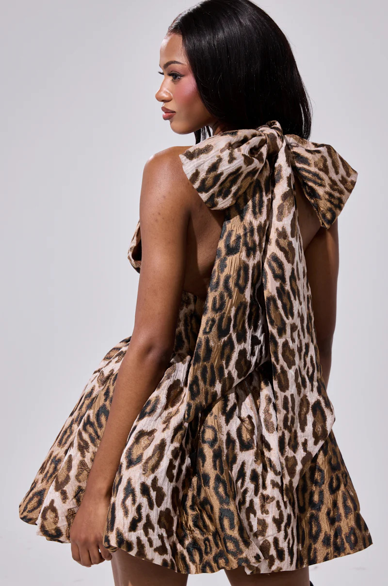 PRINT OF THE SEASON BUBBLE MINI DRESS | AKIRA