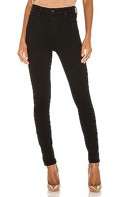 Citizens of Humanity Chrissy Luxe Touch Sculpt High Rise Skinny in Plush Black from Revolve.com | Revolve Clothing (Global)