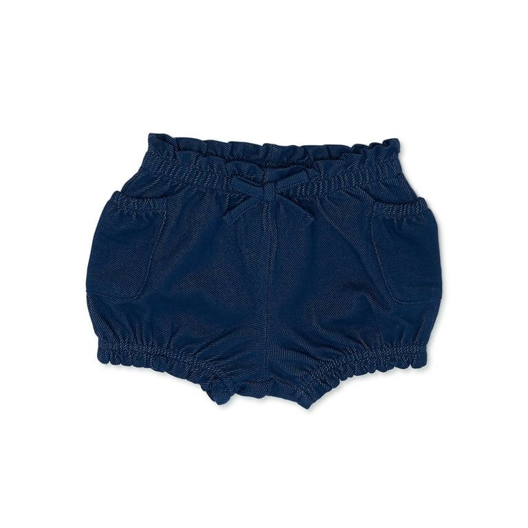 Garanimals Baby Girls’ Denim Bubble Shorts, Sizes 0-24 Months | Walmart (US)