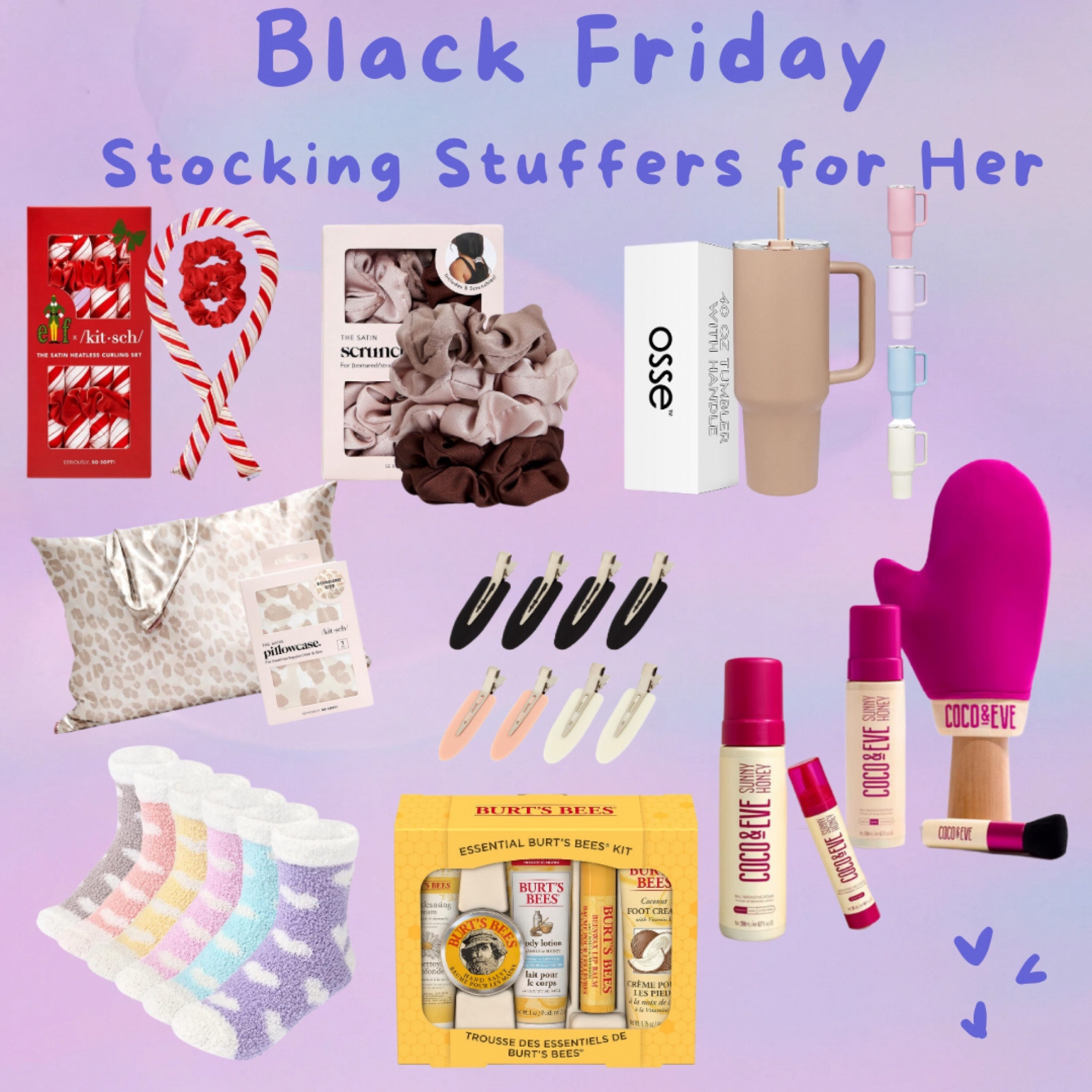 Simple stocking stuffers that you can never get enough of!

Amazon, cyber sale, Black Friday, online shopping, discount, scrunchies, heartless curls, clips, fuzzy socks, sunless tanner, tanning lotion, tanning face drops, bronzing, Coco & Eve, Burt’s bees, Stanley dupe, stocking stuffers for her

#LTKfindsunder50 #LTKGiftGuide #LTKCyberWeek