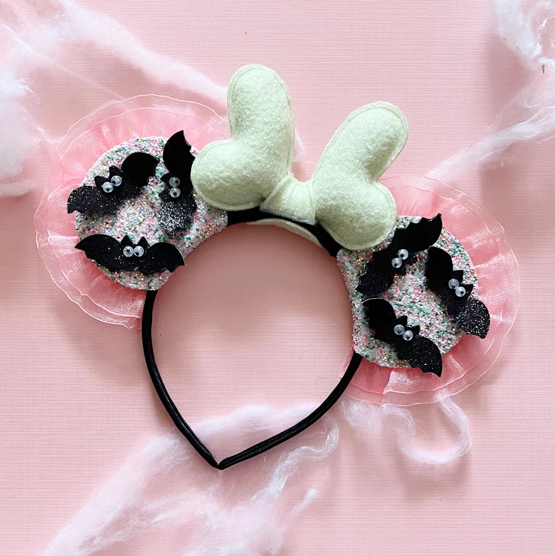 Haunted Bats Halloween Mouse Ears Headband, giddyupandgrow | Etsy (US)