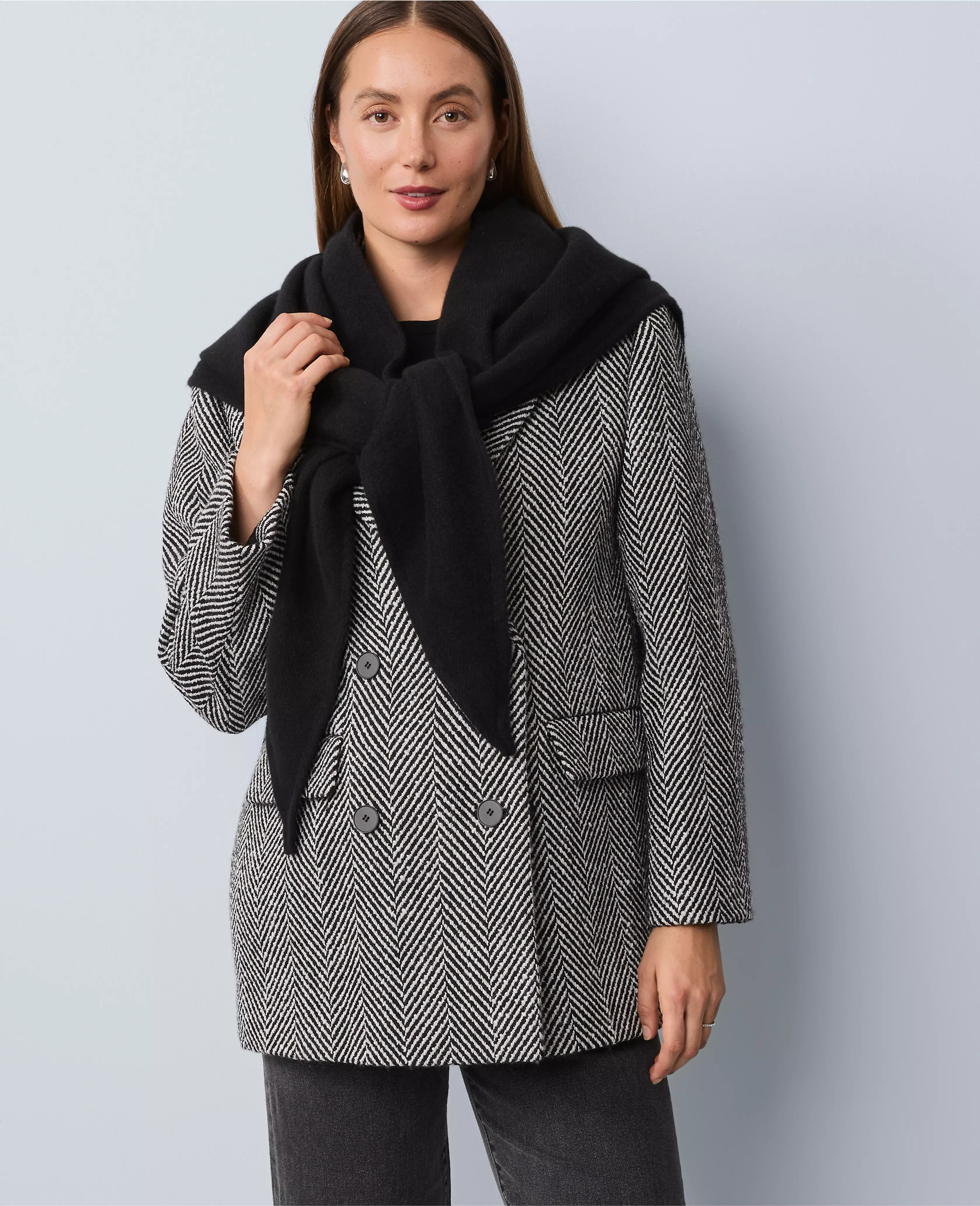 Oversized Triangle Wrap Scarf | Ann Taylor