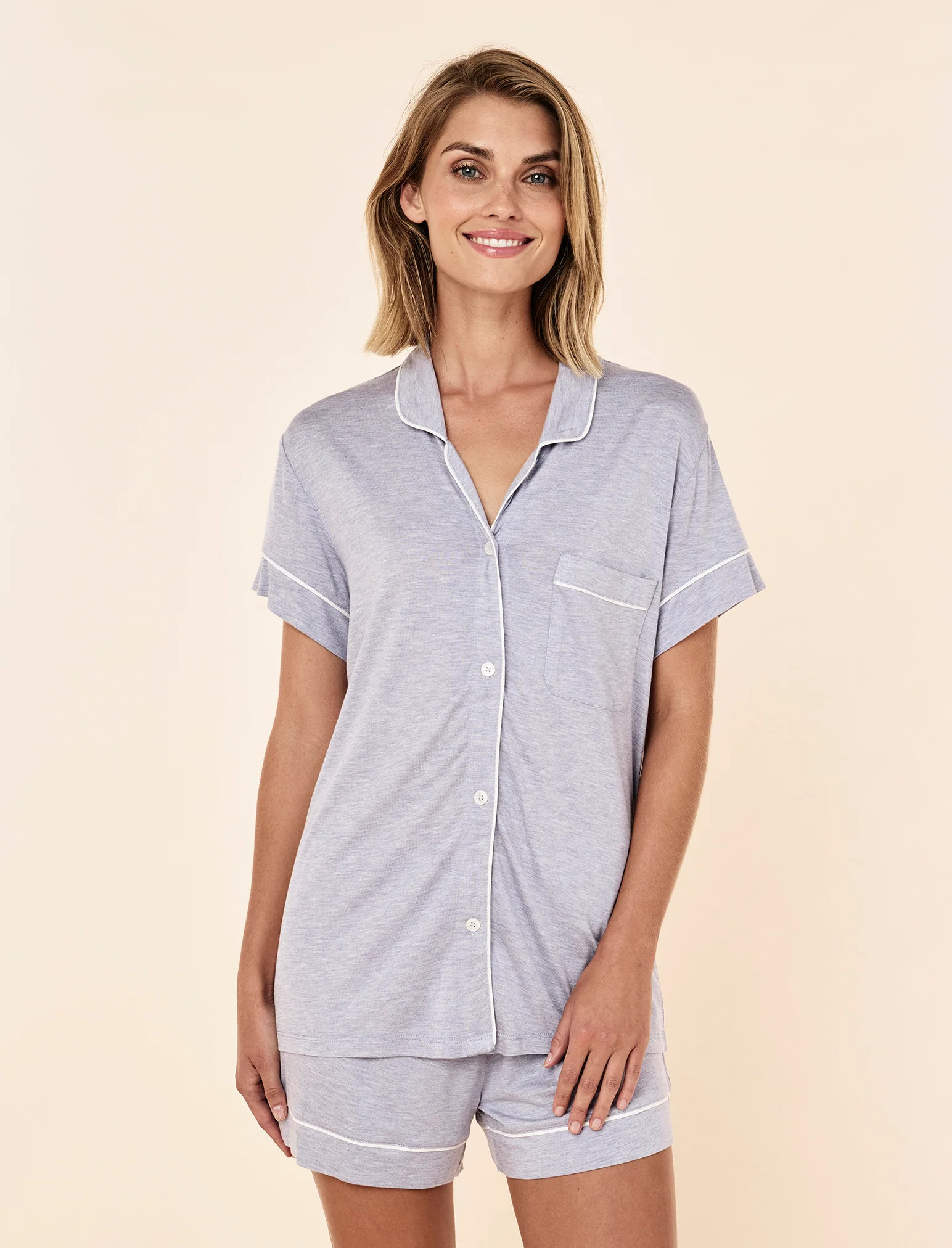 Kate Modal Soft Boxer PJ Set | Papinelle Sleepwear US