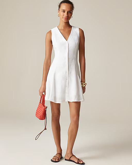 Linen mini dress | J. Crew US