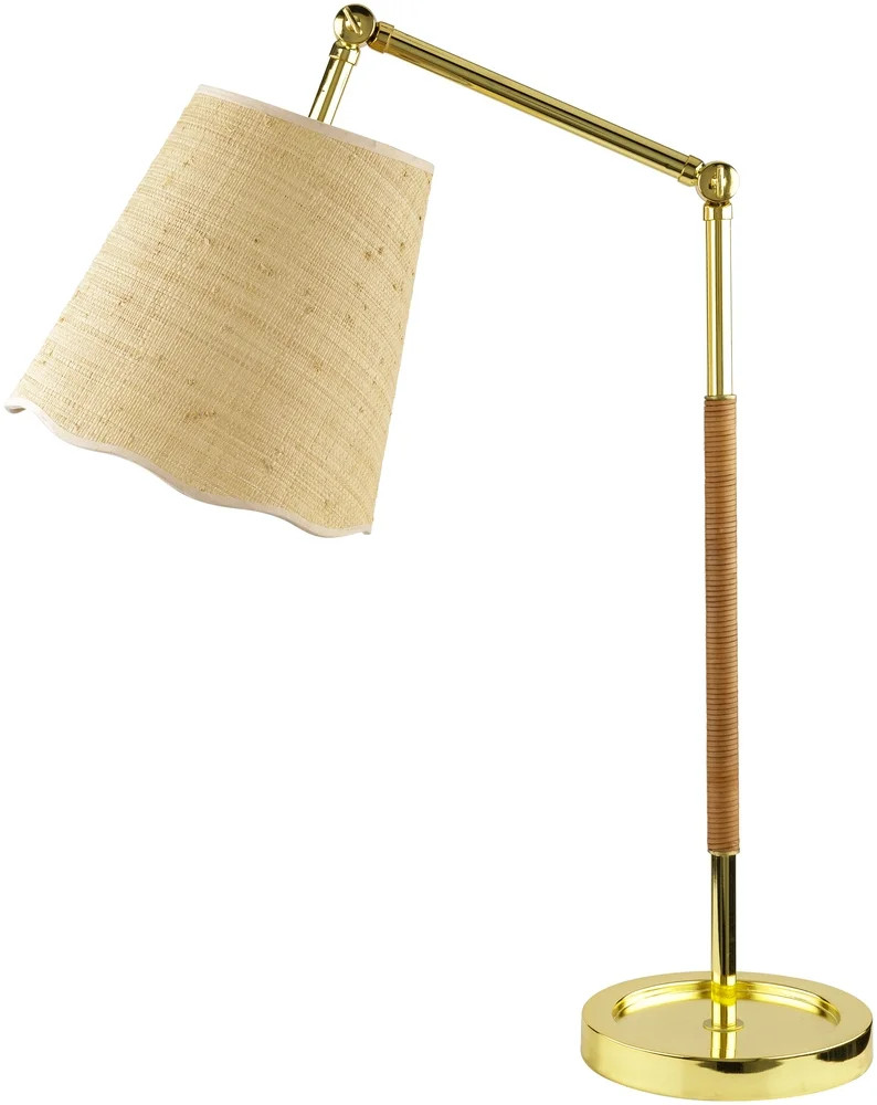 Livabliss Magda Modern Accent Table Lamp, 25-inch, Brass with Beige Shade | Walmart (US)