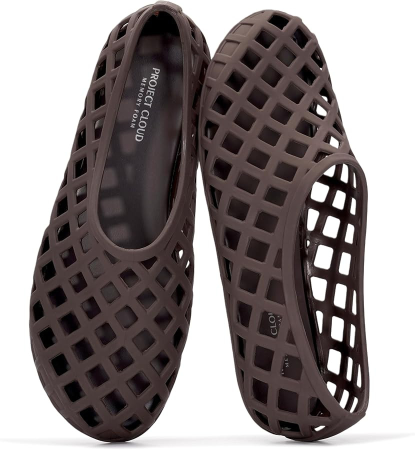 Project Cloud Jelly Shoes Women - Lightweight & Water-Resistant Women's Flats Sandals - Non Slip ... | Amazon (US)