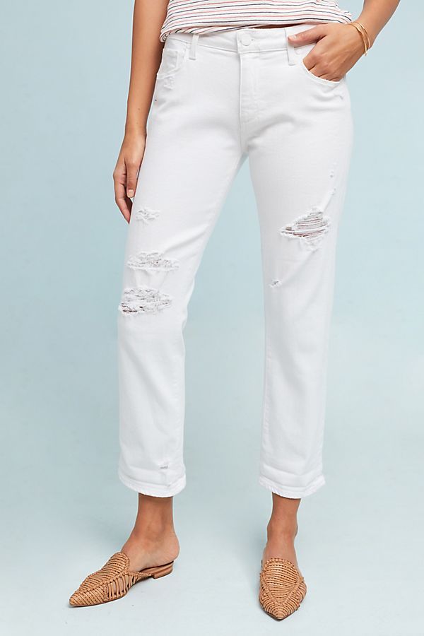 Paige Brigitte High-Rise Slim Boyfriend Jeans | Anthropologie (US)