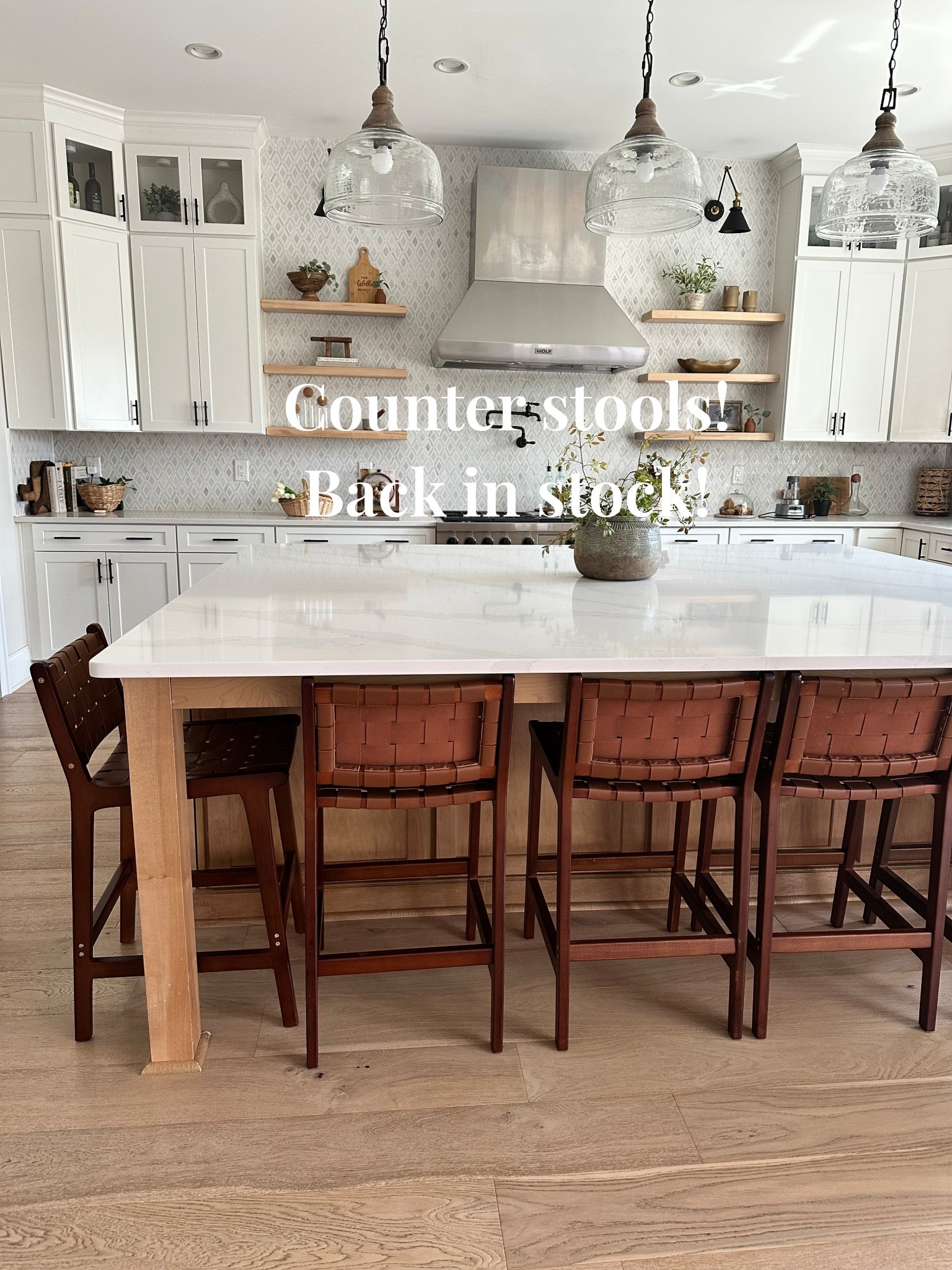 Follow our favorite counters stools are back in stock!

#LTKHome #LTKSaleAlert