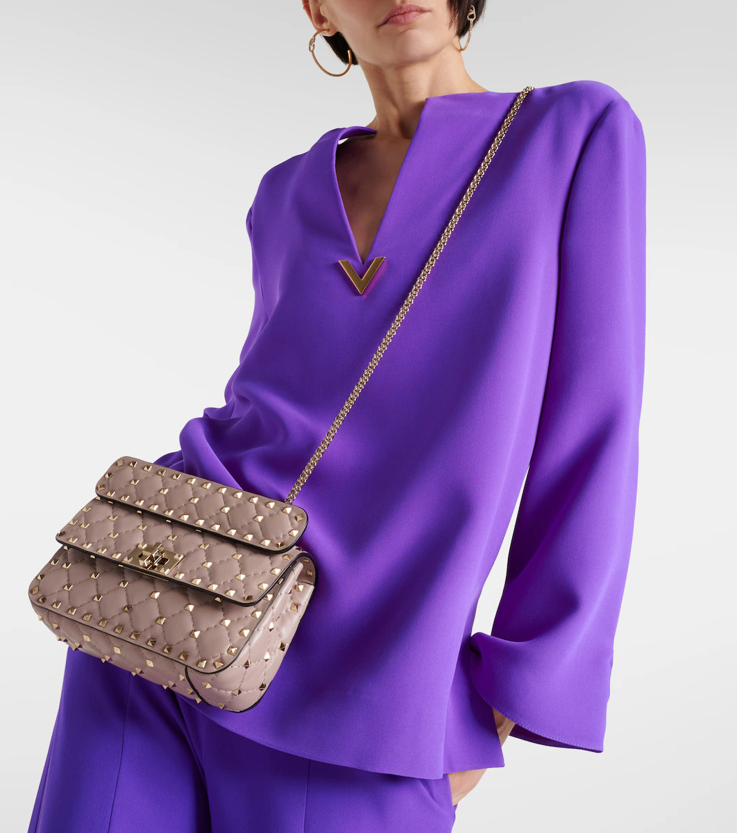 Valentino Garavani Rockstud Spike Small leather shoulder bag | Mytheresa (US/CA)