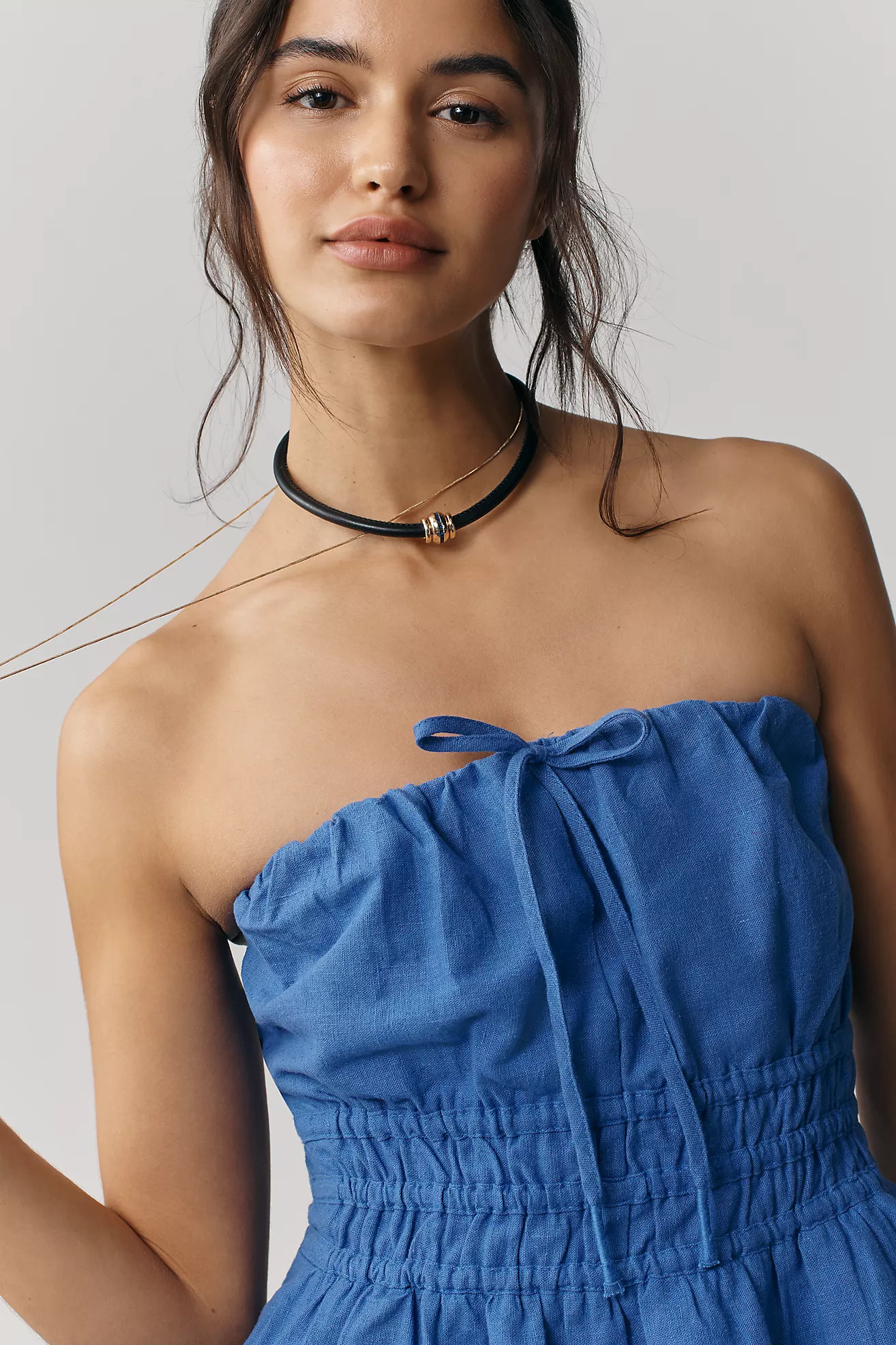 The Somerset Strapless Blouse | Anthropologie (US)